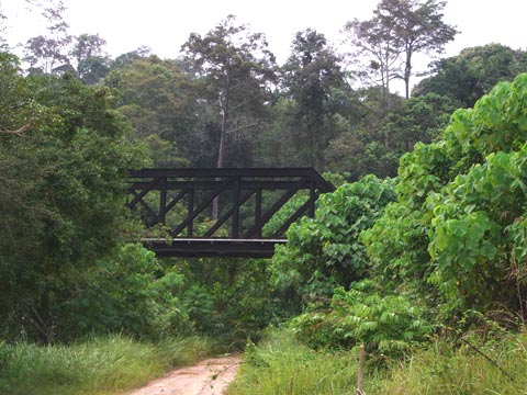 Railway bridge over Yu river