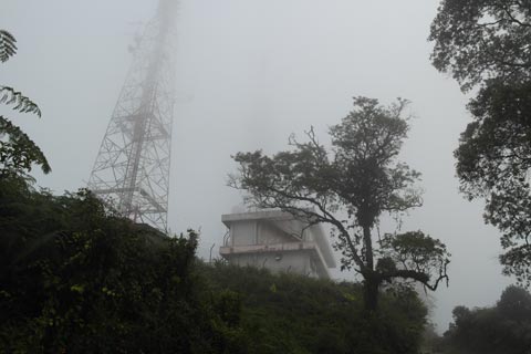 Telco towers at Gunung Telapak Buruk